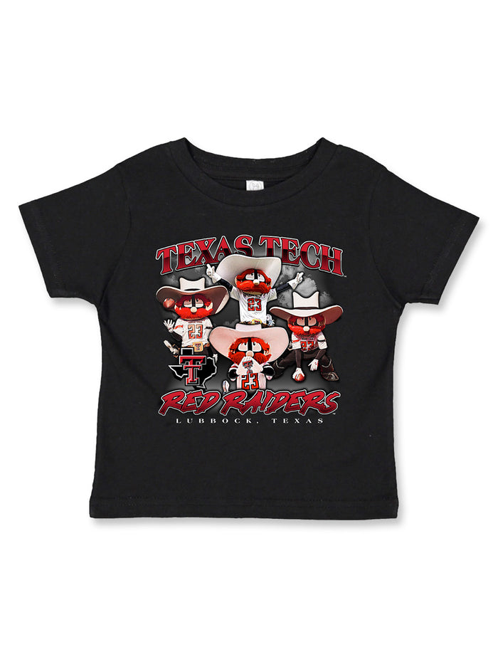 Texas Tech Raider Red "Poses" TODDLER T-Shirt