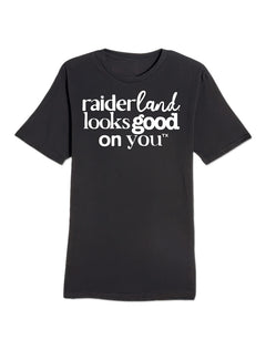 Texas Tech "Raiderland Looks Good On You" Puff Print T-Shirt
