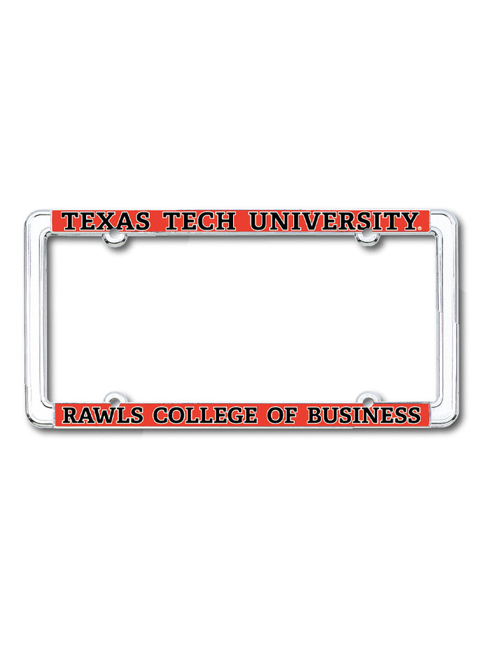 Texas Tech Rawls College of Business License Plate Frame