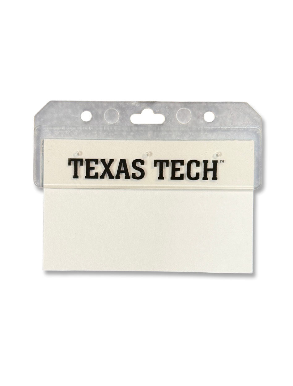 Texas Tech Red Raider Double T ID Holder with Keyring
