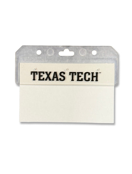Texas Tech Red Raider Double T ID Holder with Keyring