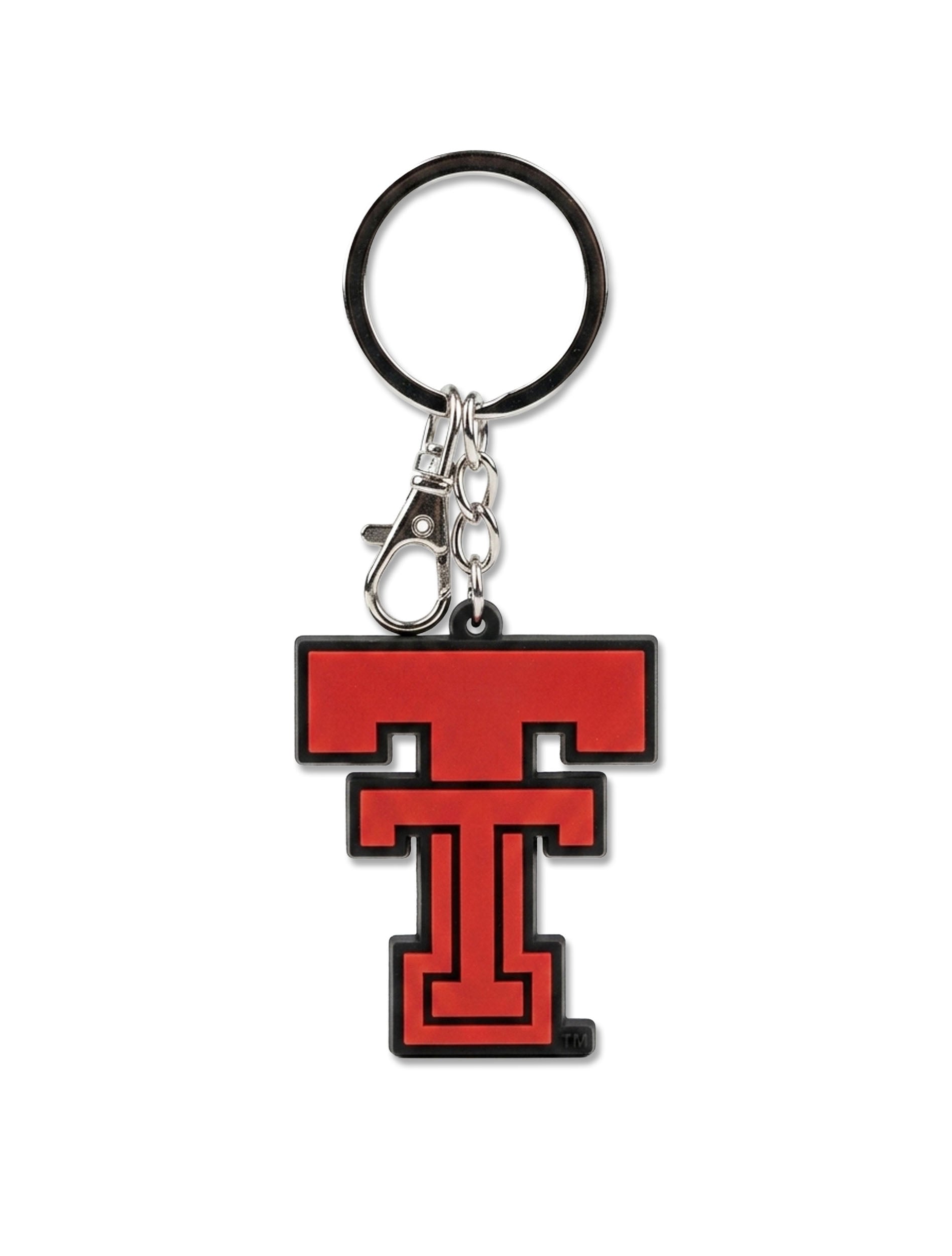 Texas Tech Red Raiders Double T Heavyweight Metal Keychain