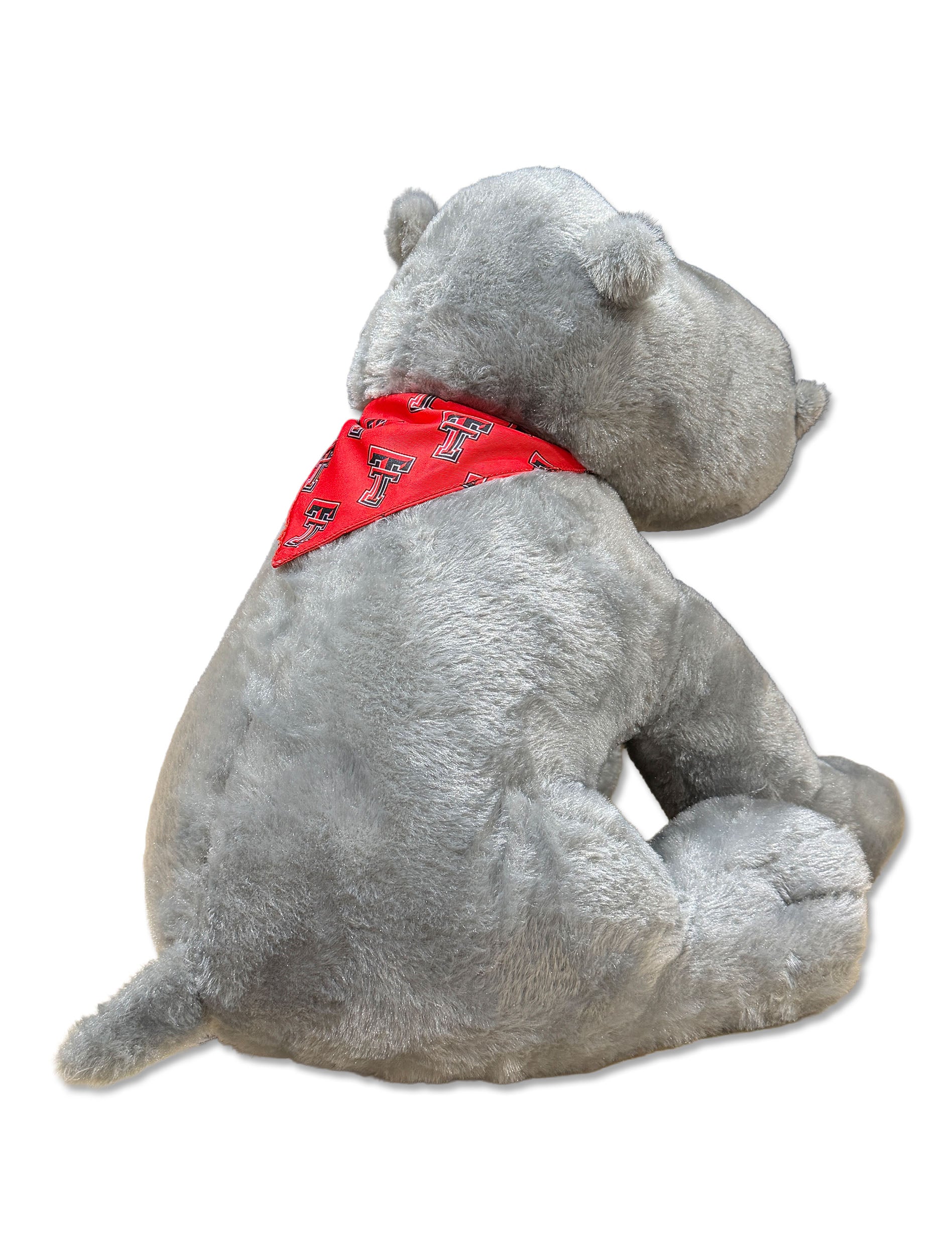 Hippo with Red Texas Tech Bandana (Back)