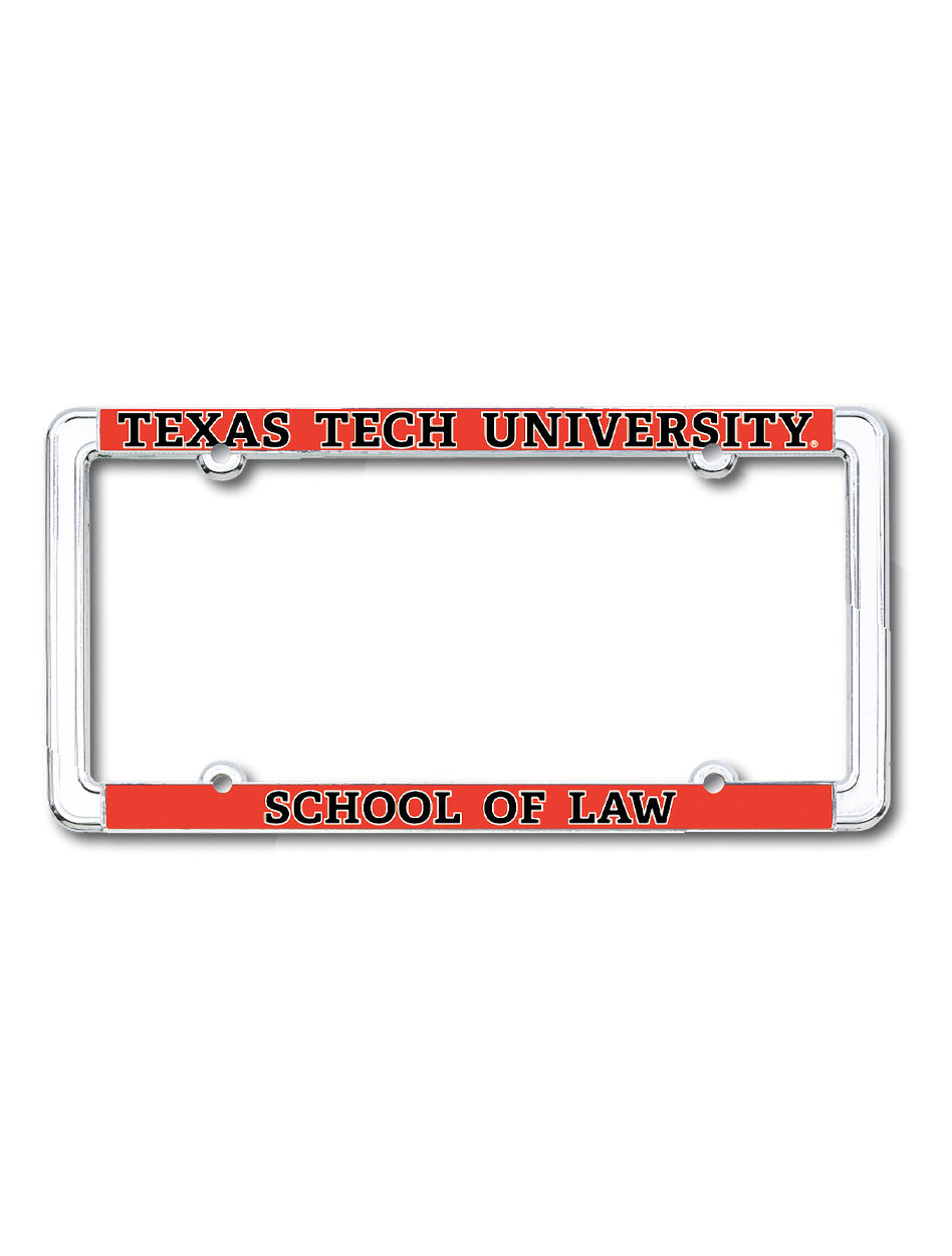 Texas Tech School of Law License Plate Frame