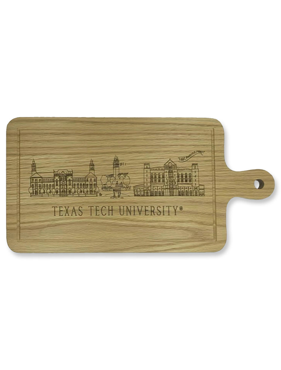 Texas Tech "Skyline" Charcuterie Board