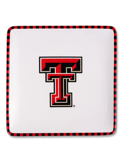 Texas Tech Square Striped 6" x 6" Trinket Tray