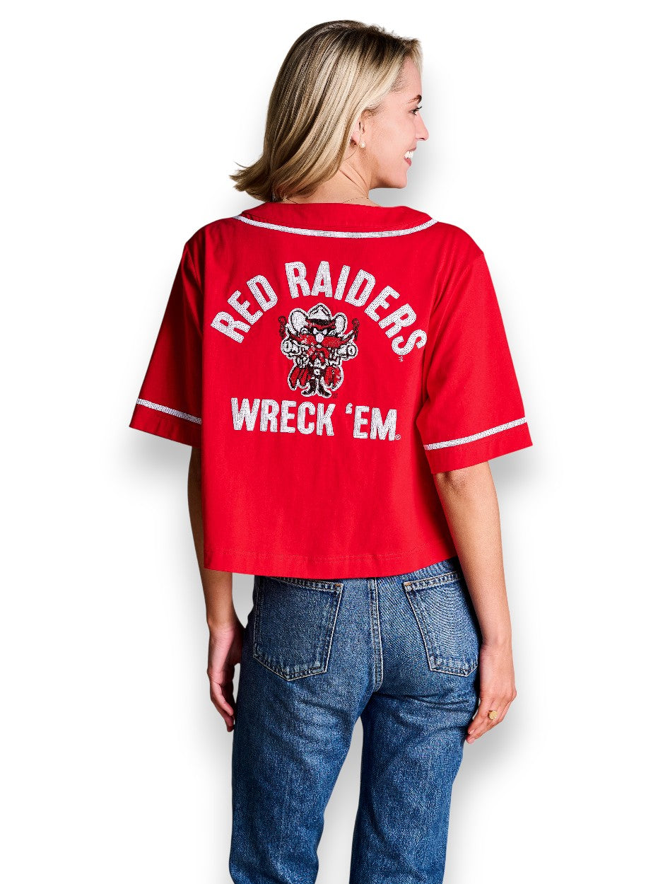 Texas Tech Stewart Simmons "The Outfield" Sequin Jersey