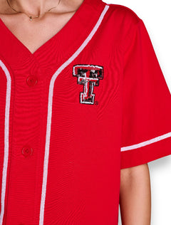 Texas Tech Stewart Simmons "The Outfield" Sequin Jersey