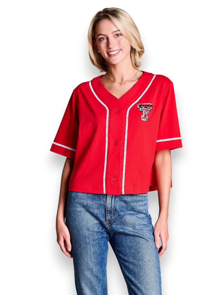 Texas Tech Stewart Simmons "The Outfield" Sequin Jersey