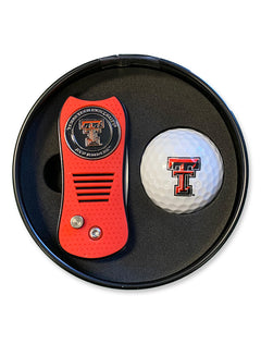 Texas Tech Team Golf Switchblade and Ball Gift Set