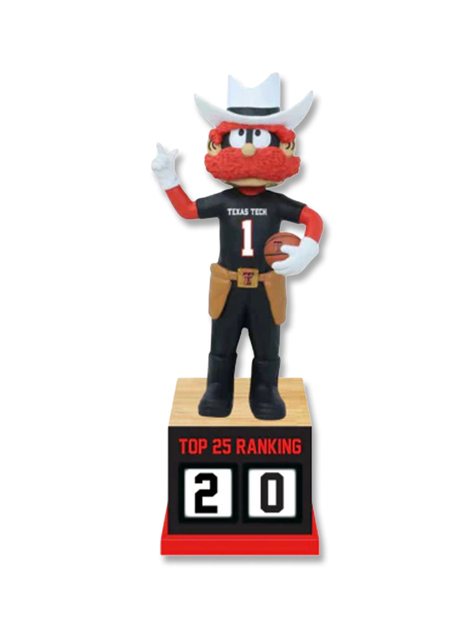 Texas Tech Raider Red Basketball Bobblehead