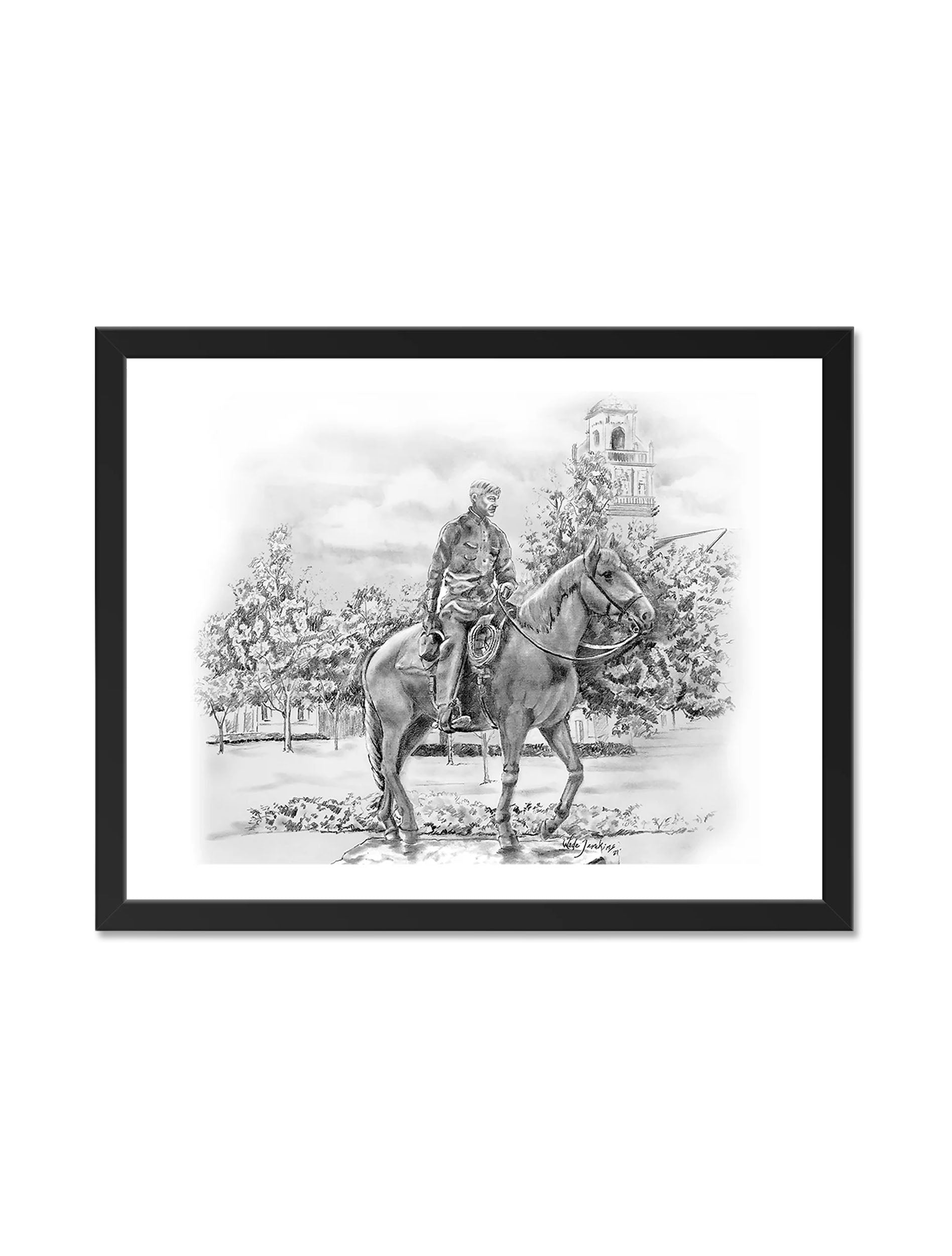 Texas Tech Will Rogers Campus Scene 11"x14" Framable Print