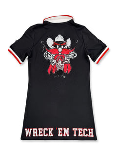 Texas Tech "Wreck'em Tech" Raider Red Polo Dress