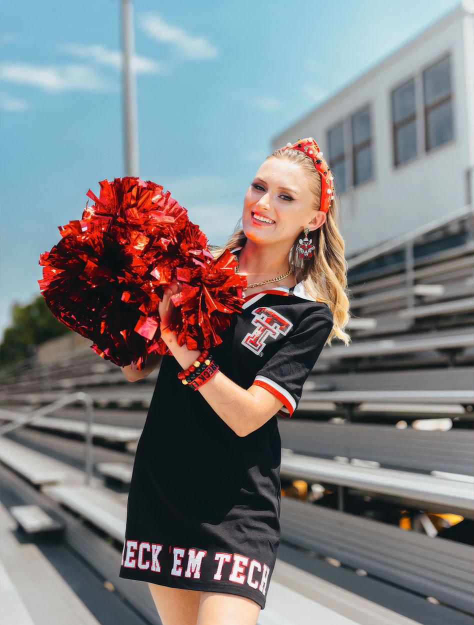 Texas Tech "Wreck'em Tech" Raider Red Polo Dress