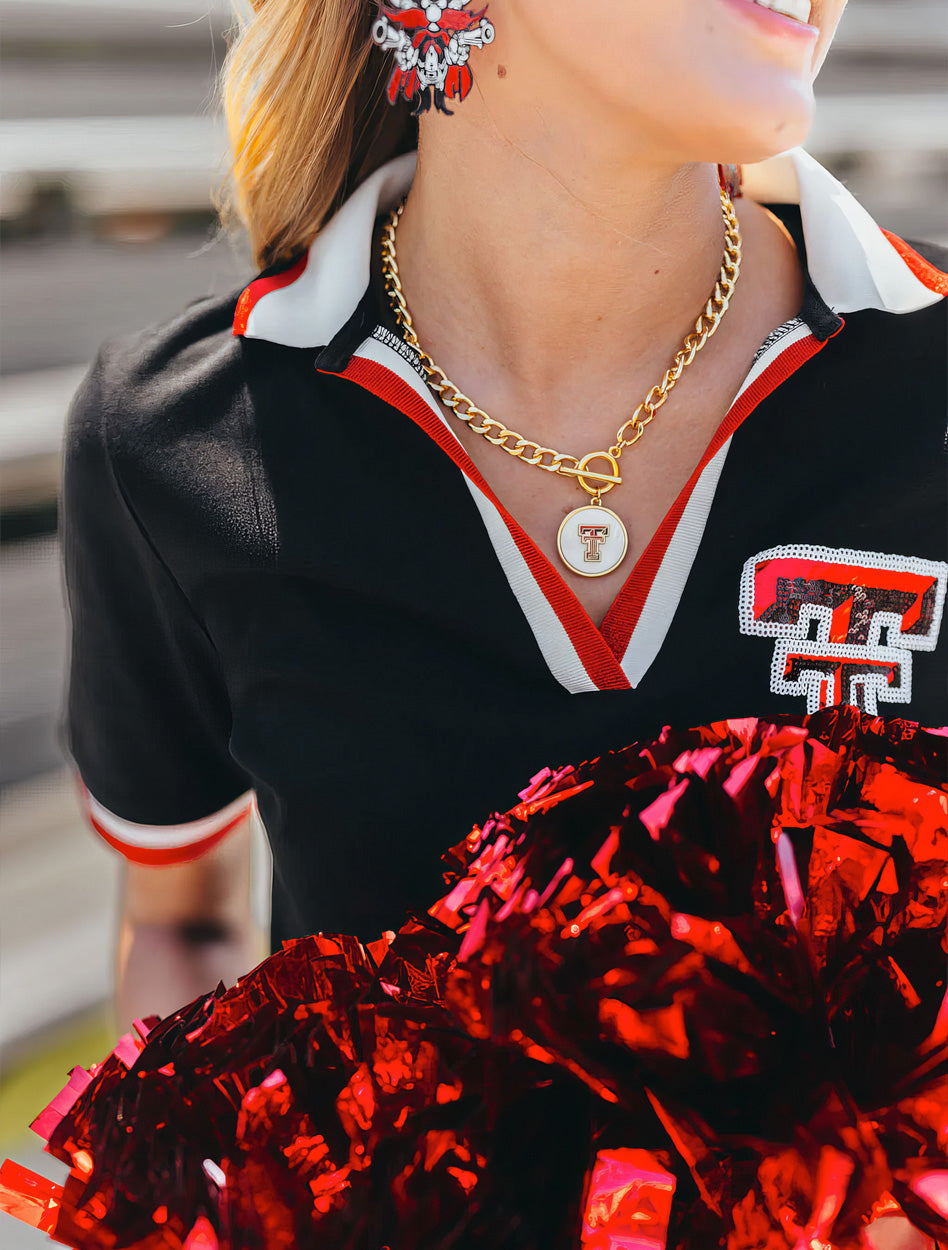 Texas Tech "Wreck'em Tech" Raider Red Polo Dress