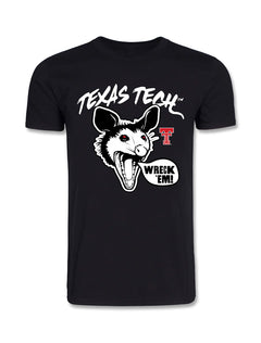 Texas Tech YOUTH "Wreck'Em Possum" Black T-Shirt