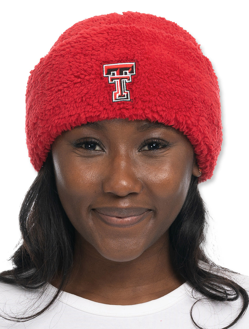 Texas Tech ZooZatz Sherpa Beanie