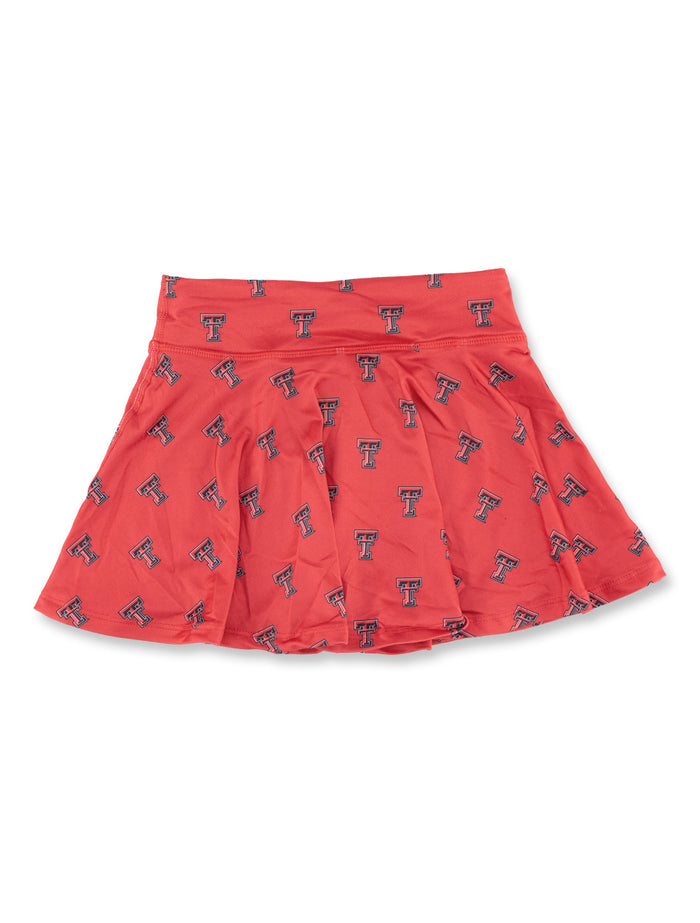 Texas Tech Zoozatz "Repeating Double T " Youth Flow Skort