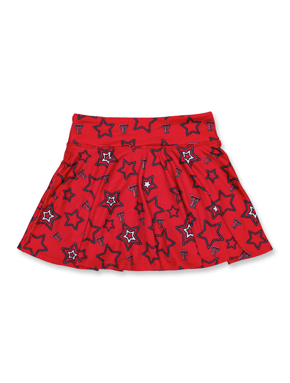 Texas Tech Zoozatz "Starlite" Youth Flow Skort