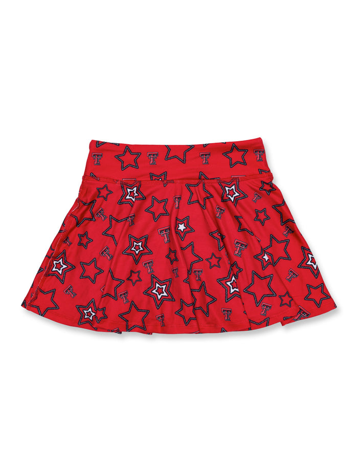 Texas Tech Zoozatz "Starlite" Youth Flow Skort
