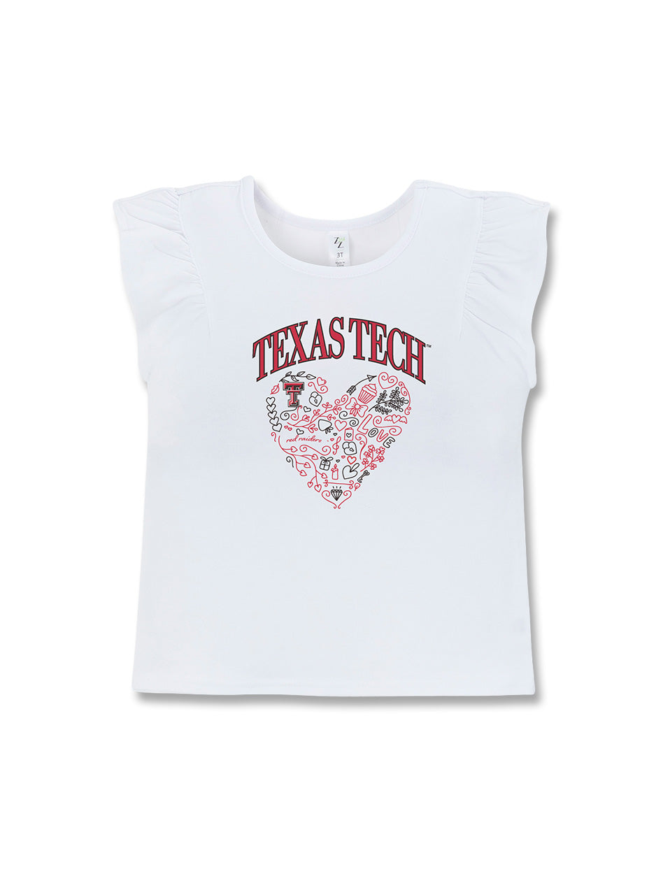 Texas Tech Zoozatz Toddler Ladybug Flutter Tank Top