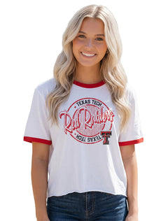 Texas Tech Zoozatz "Campus Visit" Retro Ringer Tee