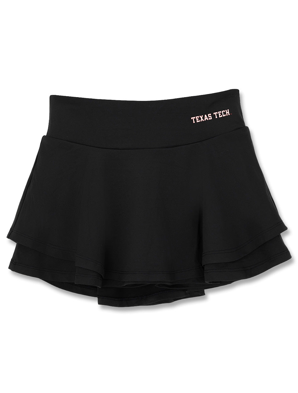Texas Tech Zoozatz "Course Number" Flutter Skort
