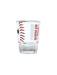 Texas Tech "Baseball" Gameball 2oz Prism Shot Glass