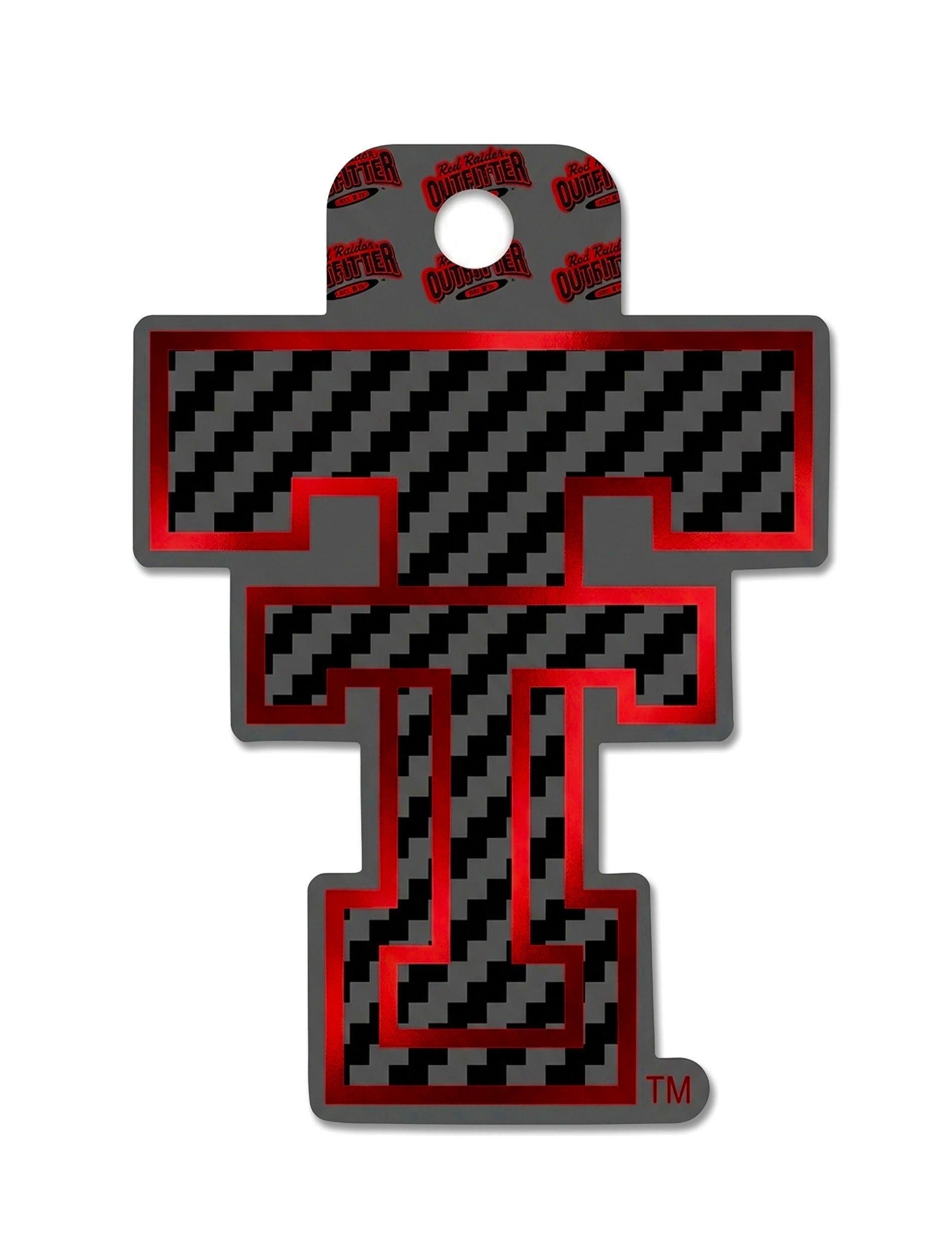 Texas Tech “Carbon Throwback” Let’s Ride Double T Decal
