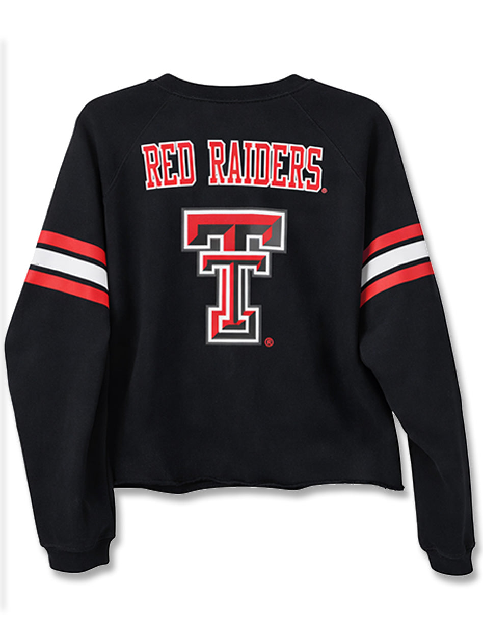 Texas Tech "Football Jersey" Raglan French Terry Sweatshirt