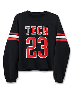 Texas Tech "Football Jersey" Raglan French Terry Sweatshirt