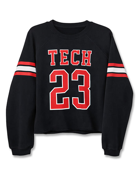 Texas Tech "Football Jersey" Raglan French Terry Sweatshirt