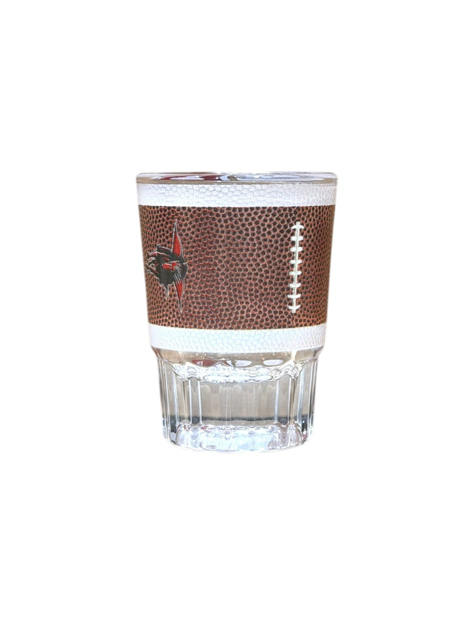 Texas Tech "Football" Gameball 2oz Prism Shot Glass