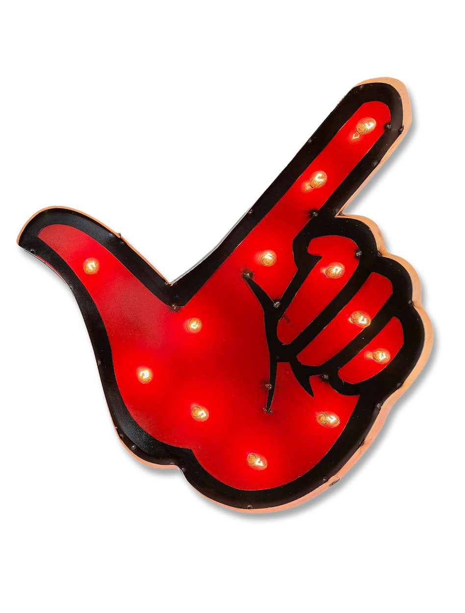 Texas Tech "Guns Up" Illuminated Metal Wall Decor