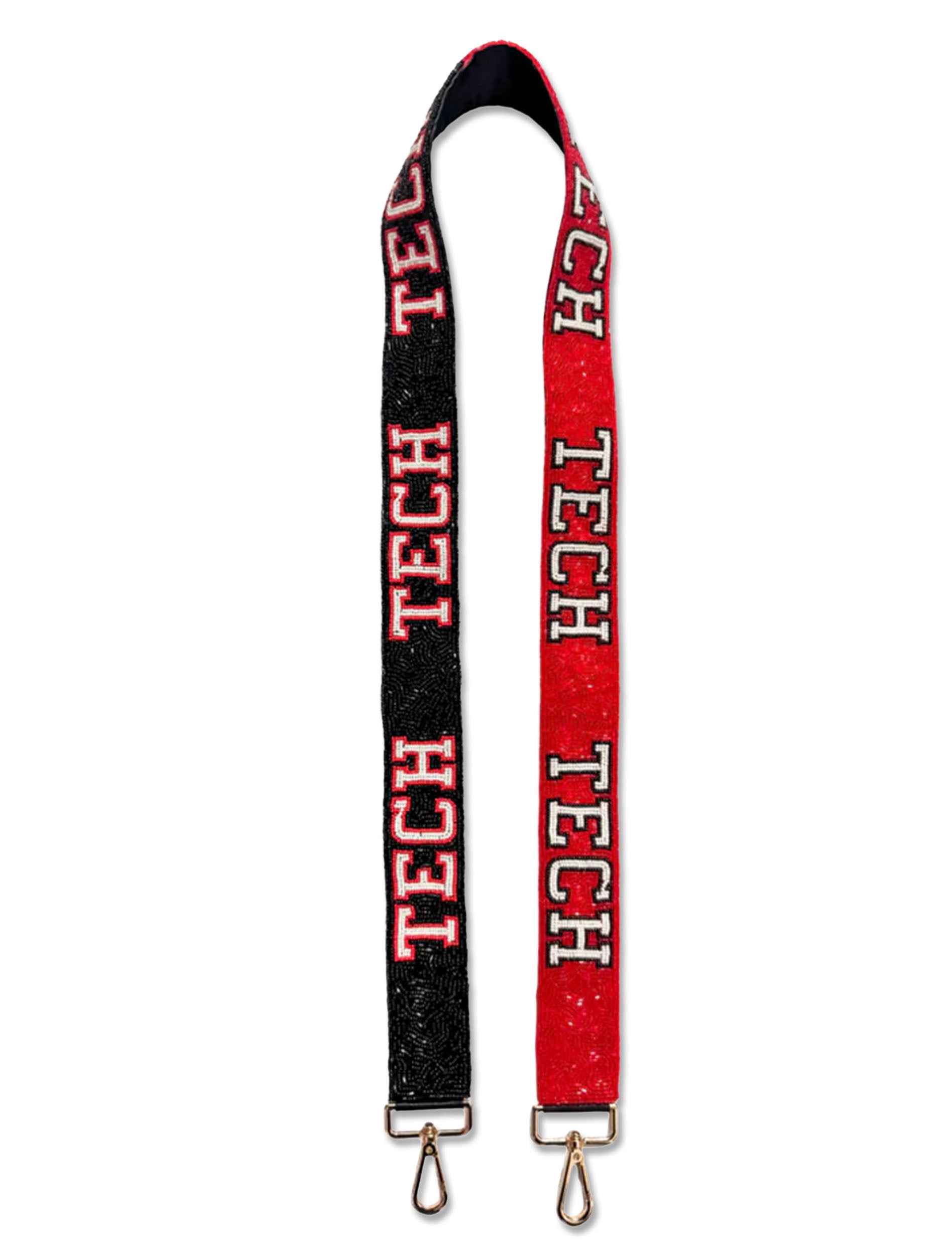 Texas Tech "Half and Half" Beaded Purse Strap