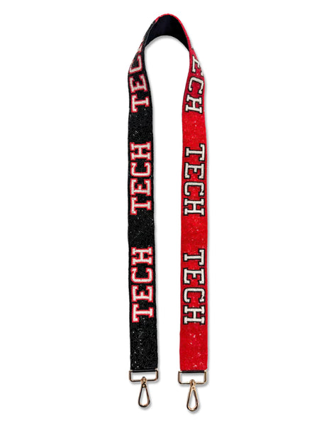 Texas Tech "Half and Half" Beaded Purse Strap