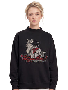 Texas Tech “Hold Your Horses” Mock Neck Sweatshirt
