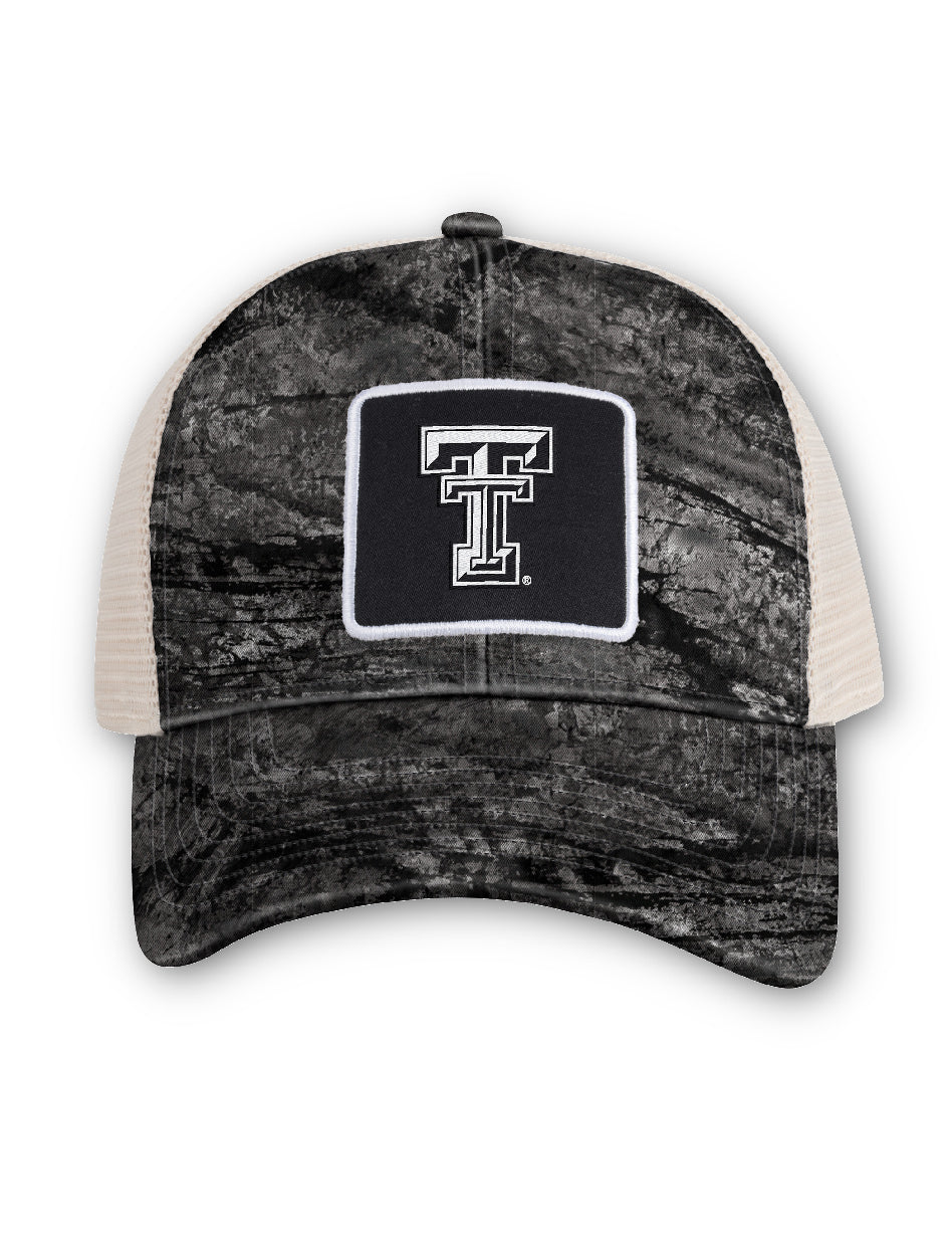 Arena Texas Tech "Huron" Camo Trucker Snapback Cap