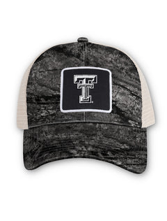 Arena Texas Tech "Huron" Camo Trucker Snapback Cap
