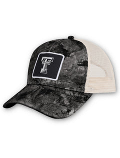 Arena Texas Tech "Huron" Camo Trucker Snapback Cap