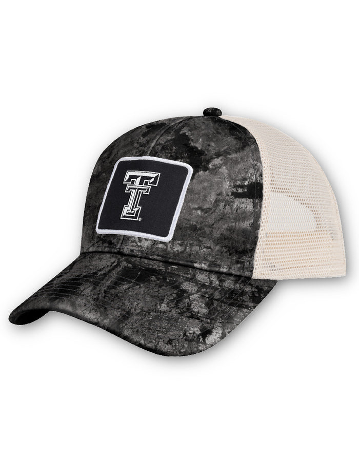 Arena Texas Tech "Huron" Camo Trucker Snapback Cap