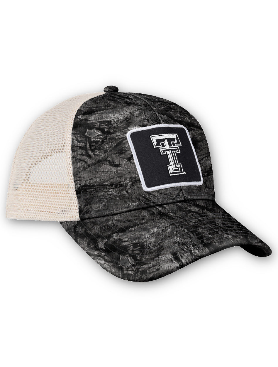 Arena Texas Tech "Huron" Camo Trucker Snapback Cap