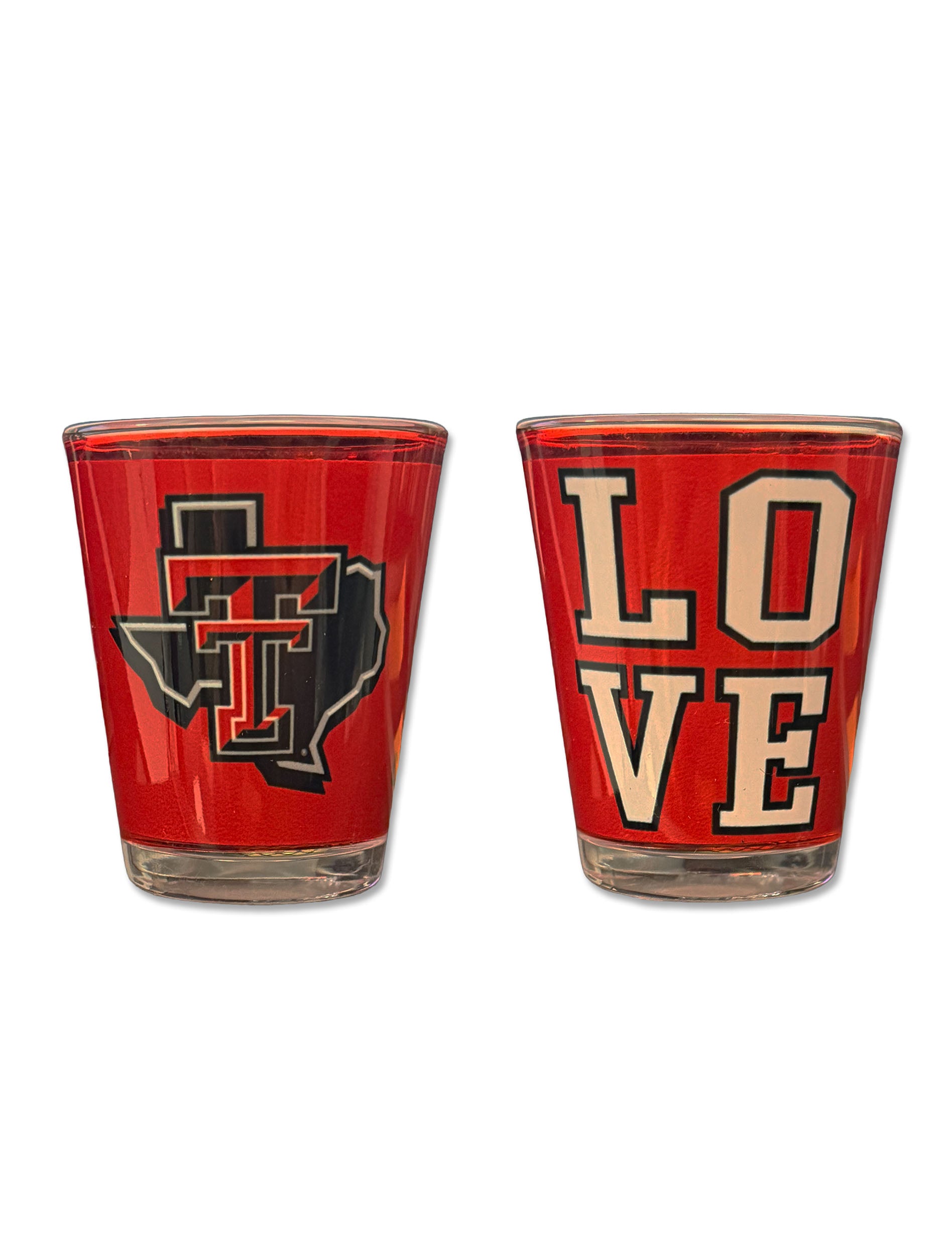 Texas Tech "Love Collection" Shot Glass