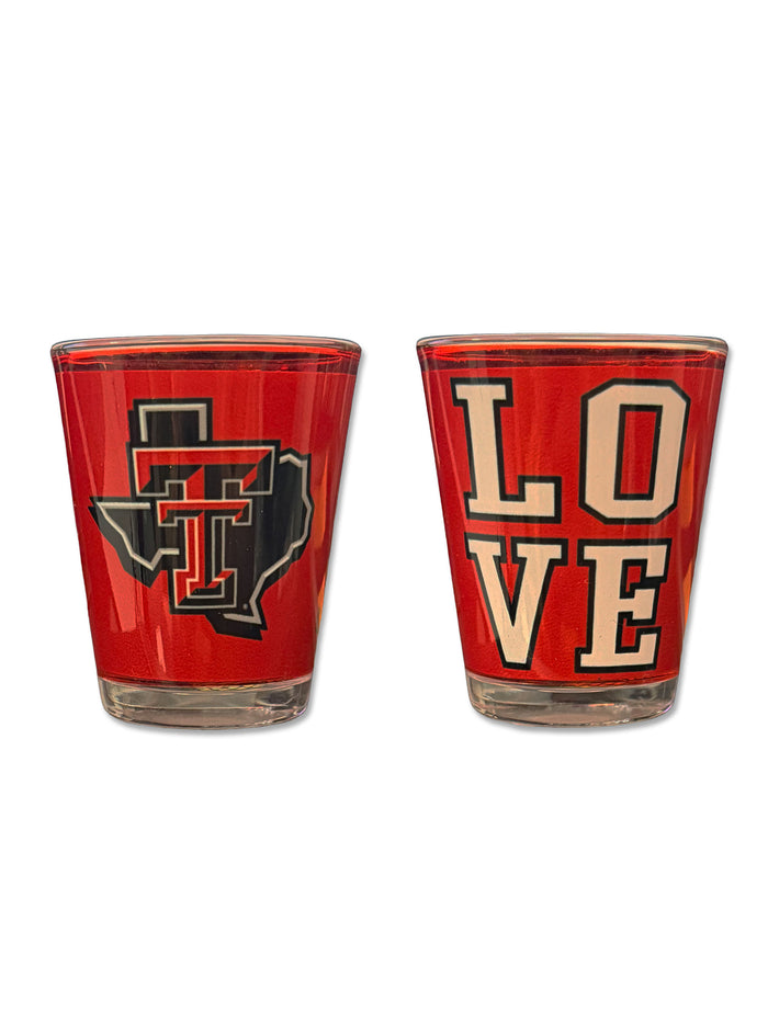 Texas Tech "Love Collection" Shot Glass
