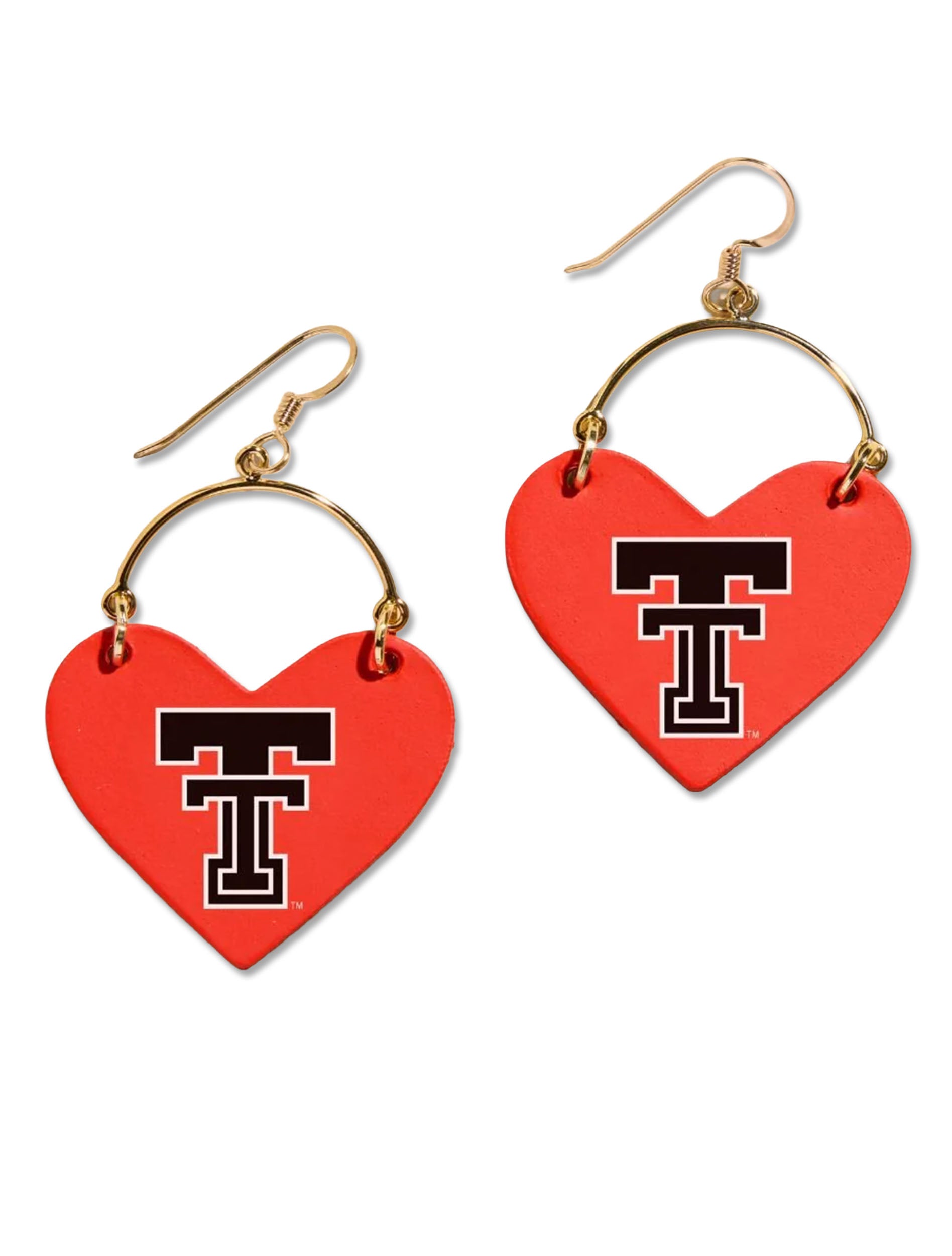 Red Texas Tech Earrings