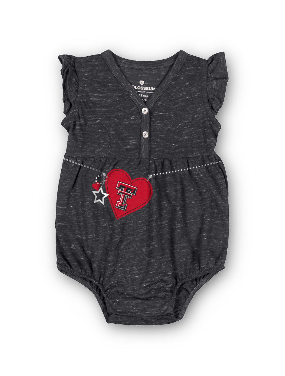 Arena Texas Tech "Nancy" INFANT Ruffle Onesie