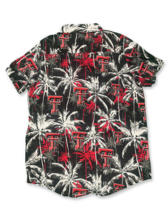 Texas Tech "Palm Tree" Team Color Button Down Shirt