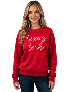 Texas Tech “Pearls” Crewneck Sweatshirt