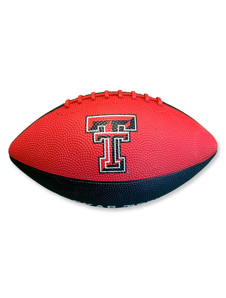Texas Tech "Pinwheel Pattern" Junior Rubber Football