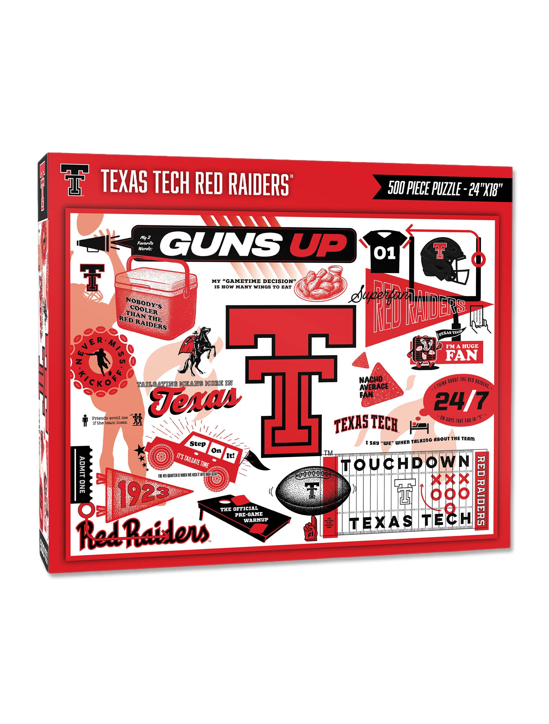 Texas Tech "Scrapbook" 500 Piece Puzzle